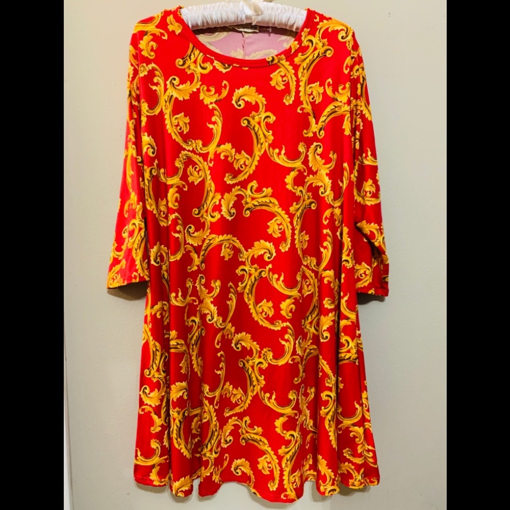 Forever Rose Couture Plus Size Swing Dress/ Tunic